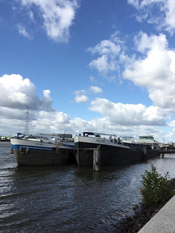 De Kapiteinshut Aan De Rivier Met Xl Ligbad En Sauna Lekkerkerk المظهر الخارجي الصورة